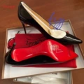 Black Patent Leather 8.5cm