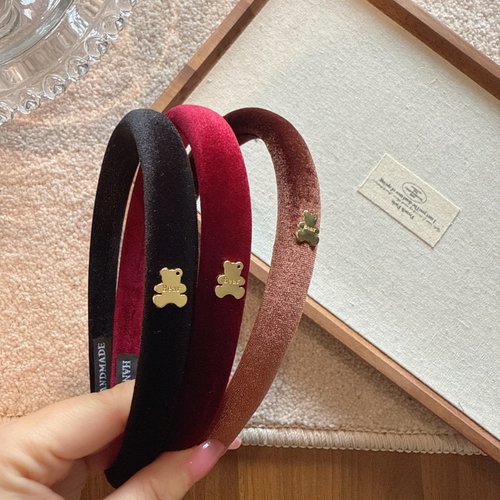 复古发饰高级感网红丝绒发箍