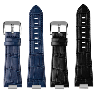 适配TISSOT天梭PRX系列手表T137.407/410超级玩家真皮手表带配件