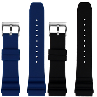适配seiko精工5号SRP601J1 SRP599J1 SRP605J2黑绿水鬼硅胶手表带