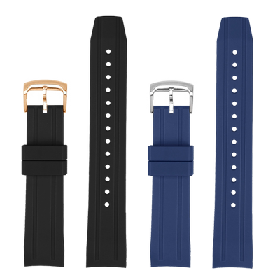 适配Citizen西铁城潜水表BN0193/0190/0191弧形橡胶手表带配件22m