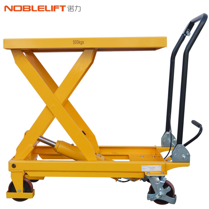 诺力（NOBLELIFT）TF50手动液压平台车载重500公斤升高0.9米升降