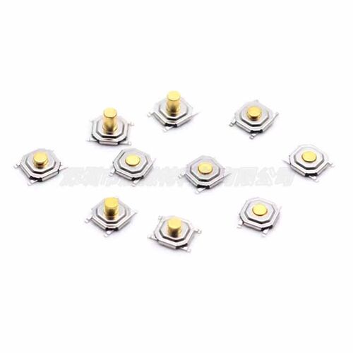 轻触开关4脚方形4*4*1.5防水铜头电路板按键小型微动电子按钮触摸