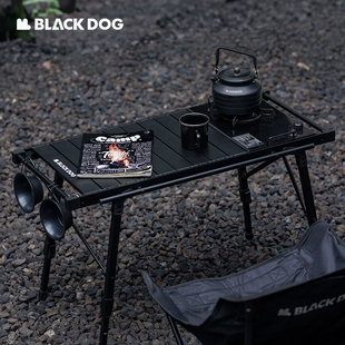 BLACKDOG黑狗IGT组合多功能便携折叠户外铝合金露营烧烤置物桌子