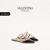 ROCKSTUD 华伦天奴VALENTINO女士 铆钉穆勒平底拖鞋 礼物