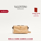 礼物 24期免息 华伦天奴VALENTINO女士 PANTHEA 小号羊皮革手袋