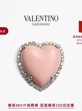 [礼物]华伦天奴VALENTINO女士 COEUR HYPERBOLE 金属胸针