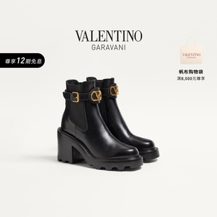 SIGNATURE VLOGO 华伦天奴VALENTINO女士 牛皮革马丁靴 礼物