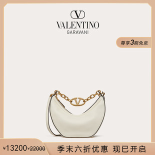 華倫天奴VALENTINO女士 末優(yōu)惠 VLOGO 季 MOON小號HOBO手袋單肩包