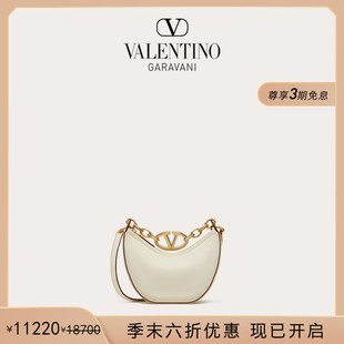 華倫天奴VALENTINO女士 末優(yōu)惠 VLOGO 季 MOON迷你HOBO手袋單肩包