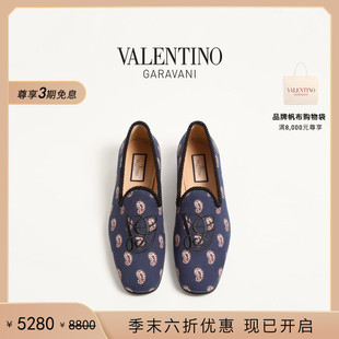 季 ALCOVETTES 末优惠 LES 帆布乐福鞋 华伦天奴VALENTINO男士