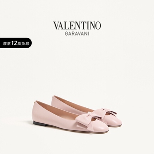 羊皮革芭蕾舞平底鞋 华伦天奴VALENTINO女士 BOWOW