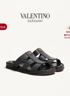 [12期免息][礼物]华伦天奴VALENTINO男士STUDSHIELD 凉鞋