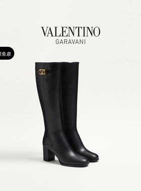 [12期免息]华伦天奴VALENTINO女士 VLOGO SIGNATURE 高筒靴