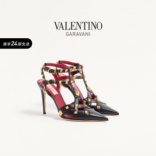 STUDDY 华伦天奴VALENTINO女士 系带高跟鞋 24期免息