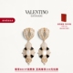 PAS PLUS 金属 华伦天奴VALENTINO女士 树脂 珐琅和仿水晶耳环