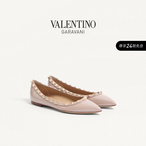 华伦天奴VALENTINO女士平底鞋
