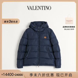 季 VLOGO 末优惠 华伦天奴VALENTINO男士 连帽羽绒夹克 礼物