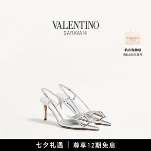 12期免息 VLOGO 华伦天奴VALENTINO女士 凉鞋 SIGNATURE 高跟鞋