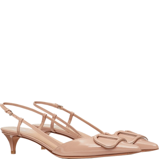 华伦天奴VALENTINO女士 VLOGO SIGNATURE 高跟鞋婚鞋[礼物]