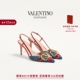 华伦天奴VALENTINO女士VLOGO 礼物 SIGNATURE樱桃刺绣高跟鞋