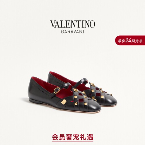 华伦天奴VALENTINO女士平底鞋