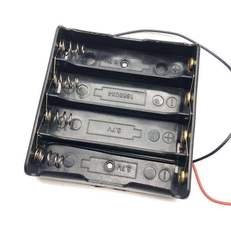 18650电池盒串联 并联 1节2/3/4节锂电池座带线实验DIY免焊接3.7V,3C数码配件,18650电池盒,淘宝优惠券,粉丝福利购,淘宝优惠卷