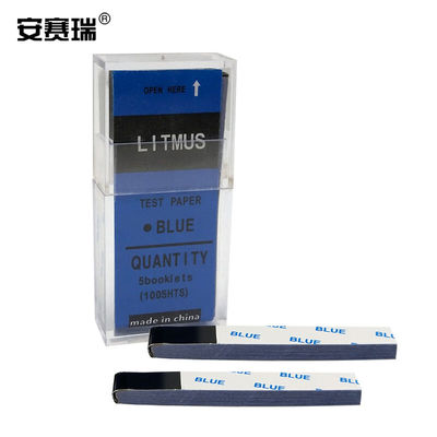 安赛瑞蓝石蕊试纸酸碱性测试石蕊酚酞实验室检测测试纸卡纸塑料盒