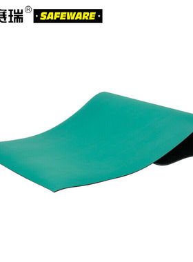 安赛瑞橡胶防静电台垫桌垫绿色实验室抗静电桌垫防静电台布防静电