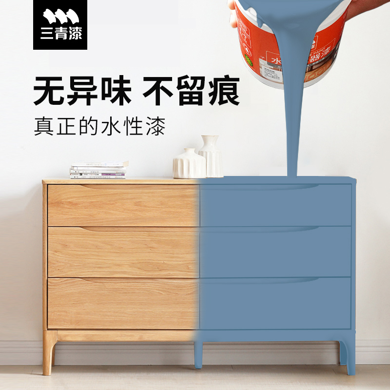 热销三青漆水性木器漆白木漆家具翻新改色木质门喷漆自刷油漆家用