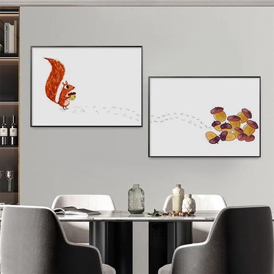 热销卡通电表箱装饰画现代简约客厅挂画电源总开关闸壁画遮挡配电