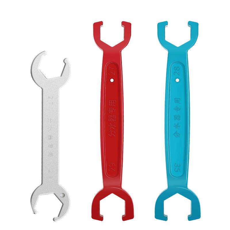 热销地暖分水器专用扳手4/6分地热拆卸工具28 29开口双单头呆扳手