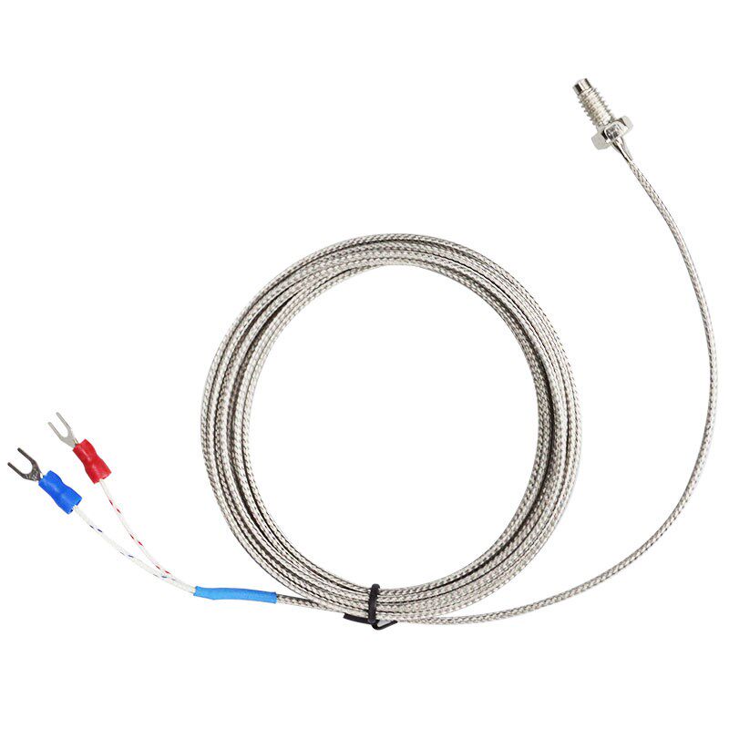 热销热电偶 K型 M6 M8 螺钉式热电偶 温度传感器 线长1米/2米/3米