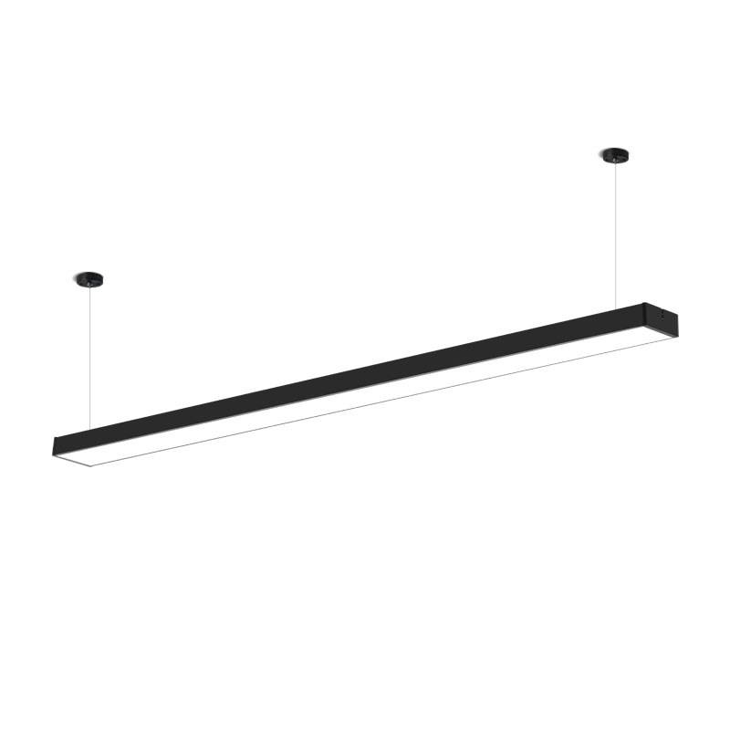 热销led长条灯铝方通条形灯超市健身房办公室超亮吸吊方通灯吊灯