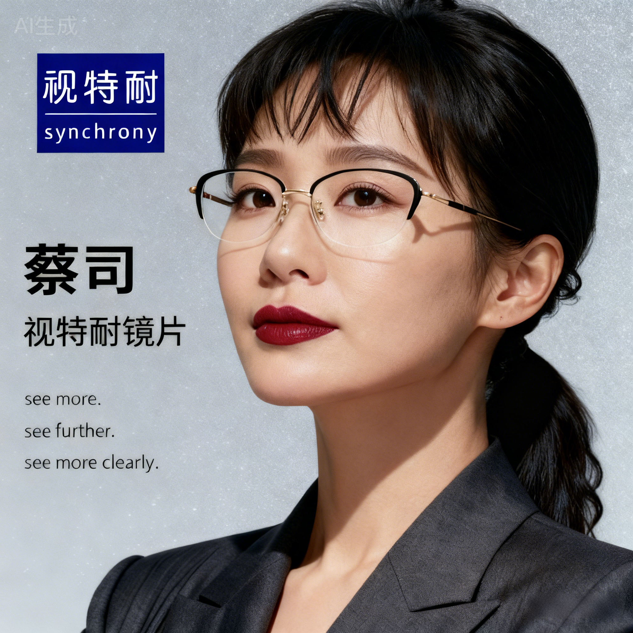 【推荐】优雅猫眼小半框女高智感