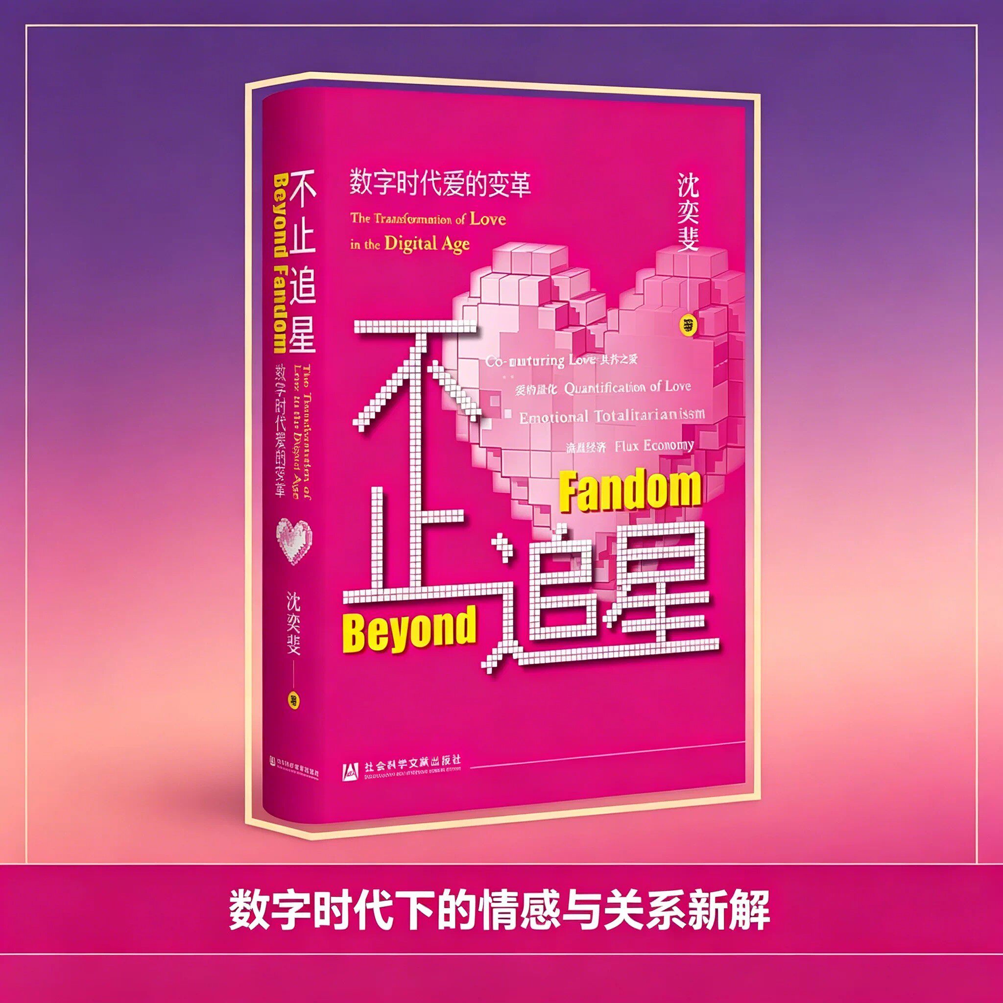 不止追星：数字时代爱的变革 沈奕斐 回应当代年轻人如何在不确定中寻找归属的精神指引 社会科学文献出版社 正版书籍 - 实物图