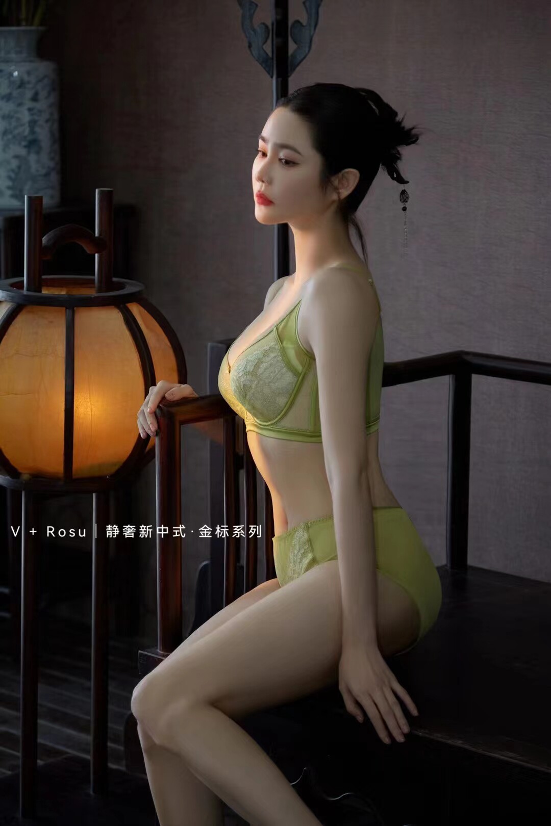 金标系列V8522文胸一件蕾丝超薄款聚拢不压胸收副乳显胸搭配内裤
