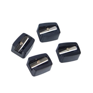 黑色木质眉笔卷笔刀专用削笔工具眼线唇线铅笔便携遮瑕实用助手