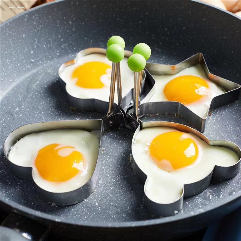 不锈钢爱心圆形煎蛋模具创意荷包蛋磨具油炸粑粑圈实用厨房工具