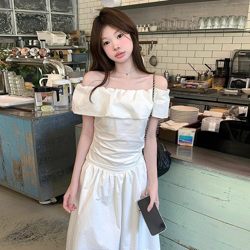 夏日漂亮辣妹裙子套装女2025新款初夏白色连衣裙上衣搭配一整套,个性定制/设计服务/DIY,工作服定制,淘宝优惠券,粉丝福利购,淘宝优惠卷