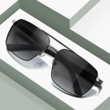 Мужские трендовые солнцезащитные очки, защита от ультрафиолета