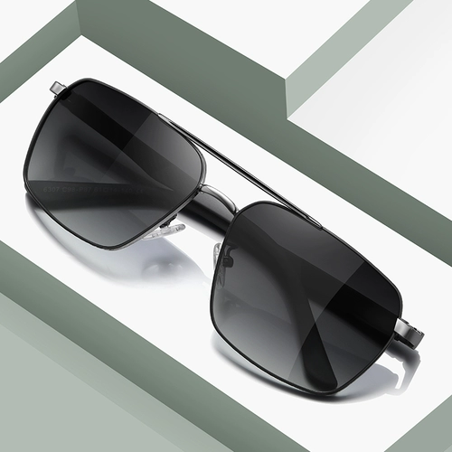 Мужские трендовые солнцезащитные очки, защита от ультрафиолета