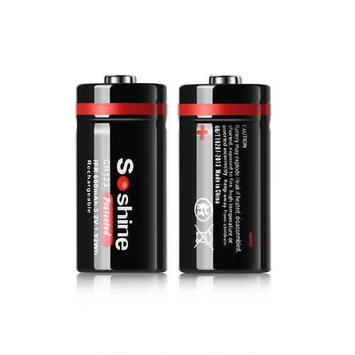 RCR123磷酸铁锂电池3.2V600mah