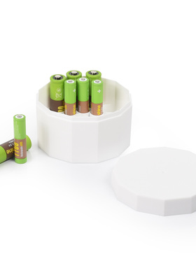 12节5号12节7号电池收纳盒装五号七号通用型电池存放盒存储盒