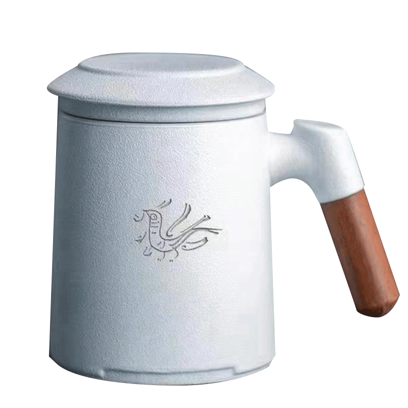 好客山东 临沂市博物馆银雀茶杯茶具套装便携泡茶杯旅行便携茶具