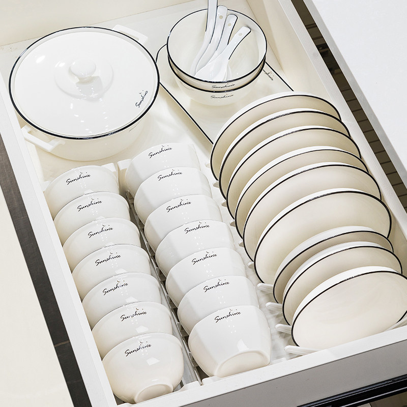 碗家用2025新款餐具套装ins北欧现代简约陶瓷碗碟汤碗面碗盘组合,餐饮具,碗,淘宝优惠券,粉丝福利购,淘宝优惠卷