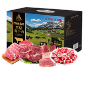 中茂牛肉礼盒尊享6000g原切上脑新鲜西冷牛肉高端生鲜组合大礼包