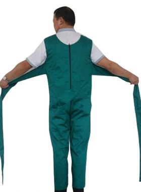 绿色连体约束衣病人束缚老人院专用防护防抓捆绑服可活动医院护理