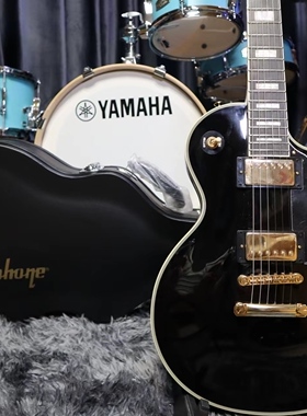 孤独摇滚Epiphone易普峰Les Paul Custom黑卡电吉他
