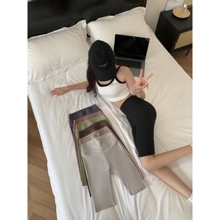 高腰收腹提臀紧身瑜伽芭比骑 优选五分鲨鱼裤 女外穿打底裤 夏季 薄款